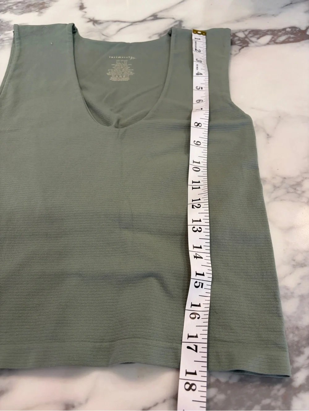 Free People Sage Ribbed V-Neck Tank XS/S excellent